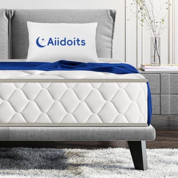 Aiidoits Taschenfederkern-Matratze 90x200 7 Zonen H3 Oeko-Tex