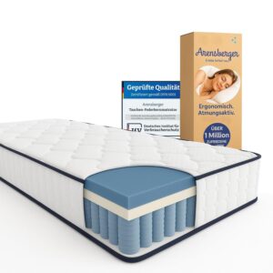 Arensberger Lena Matratze 90x200 H3 Memory Foam Federkern