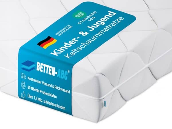 Betten-ABC Kinder-Matratze 90x200 hart Oeko-Tex