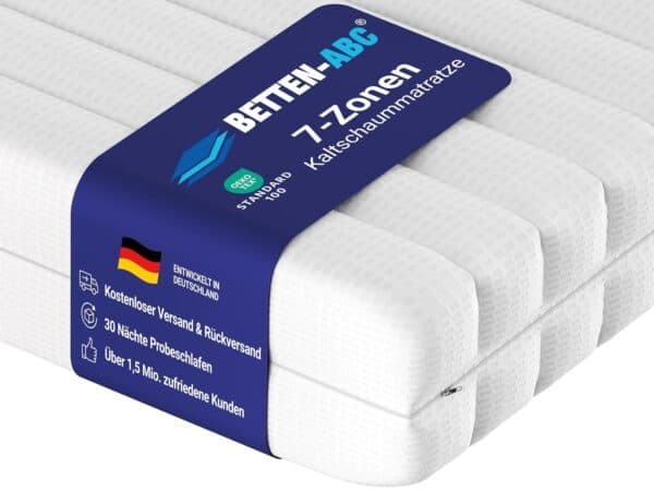 Betten-ABC Orthopädische 7-Zonen Kalt-Kaltschaummatratze RG30