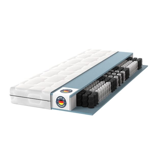 BMM Ortho Medic Taschenfederkern Matratze 90x200 H4 Oeko-Tex 7-Zonen 21cm Made in Germany