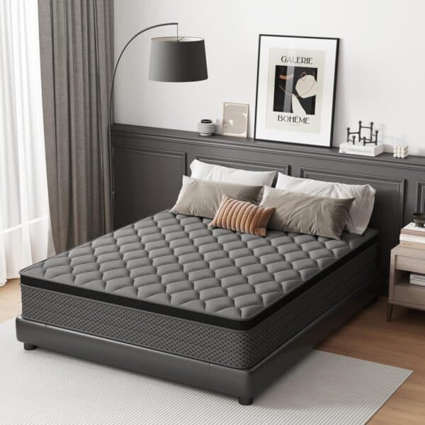 DAJIYUHC Boxspringbett 160x200 H3 7-Zonen Oeko-Tex 20cm