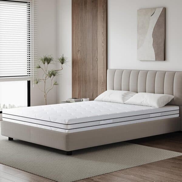 EGO HOME Matratze 100x200 cm 16 cm H2/H3 7-Zonen Kaltschaum Gel-Memory
