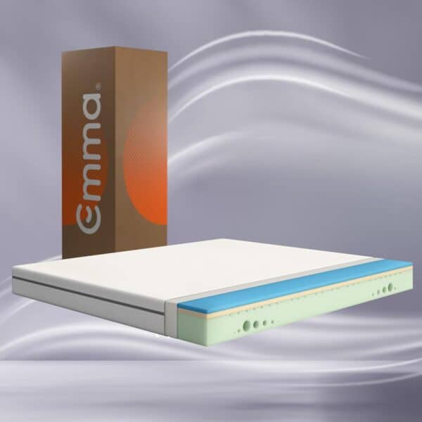 Emma One+ Matratze 140x200 H2 Mittelhart - Kühlend, Atmungsaktiv, 3-Zonen-Schaum