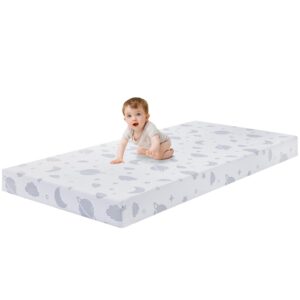 Sanitized Baby-Matratze mit kindgerechtem Design, perfekt für gesunden Schlaf und Komfort, ideal für Neugeborene und Kinder im Schlaf- und Kinderzimmer.