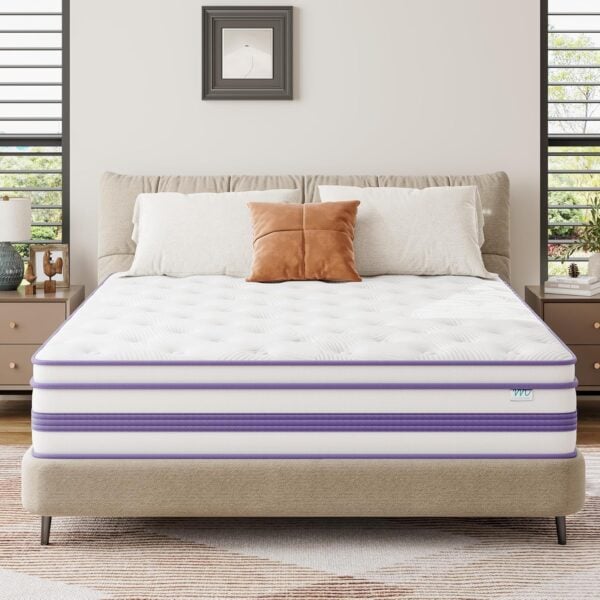 Moziel Matratze 140x200 cm H3 Gel-Memory-Foam Hybrid Taschenfederkern