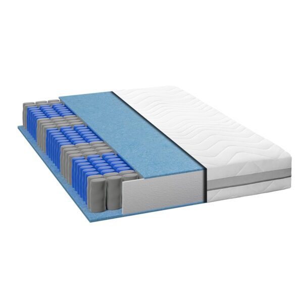 Premium Taschenfederkernmatratze 140x200 H3/H4 7 Zonen 24cm