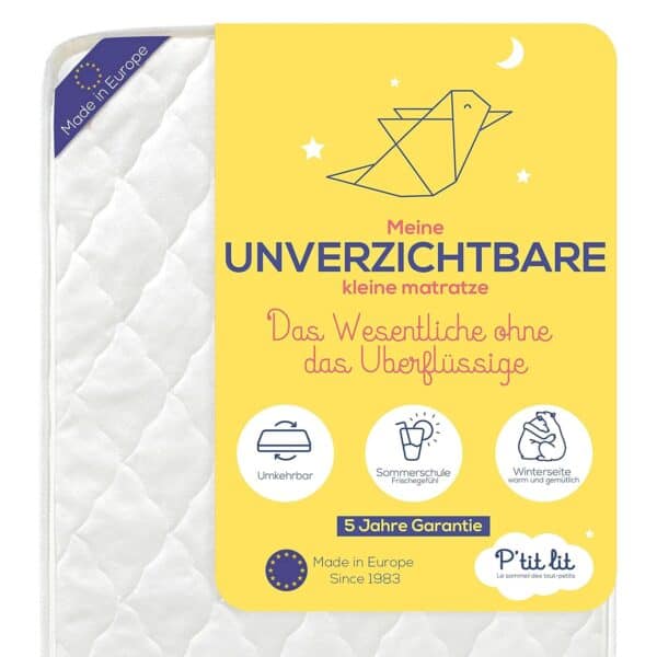 P'tit Lit Babymatratze 70x140 cm Sommer-/Winterseite Oeko-Tex®