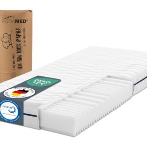 Hochwertiger orthopädischer Matratze mit OEKO-TEX Zertifizierung für gesunden Schlaf.