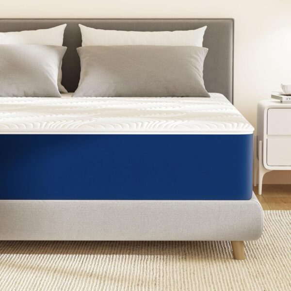 PurrJoys Matratze 140x200x25 cm Memory Foam Gel H3 abnehmbarer Bezug