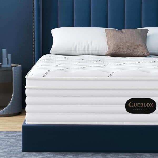 Queblox Taschenfederkern-Matratze 180x200 cm, 28 cm hoch, H3