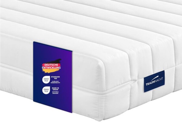 Traumnacht Easy Comfort 2-in-1 Orthopädisches 7-Zonen Matratze, H2/H3, Oeko-Tex